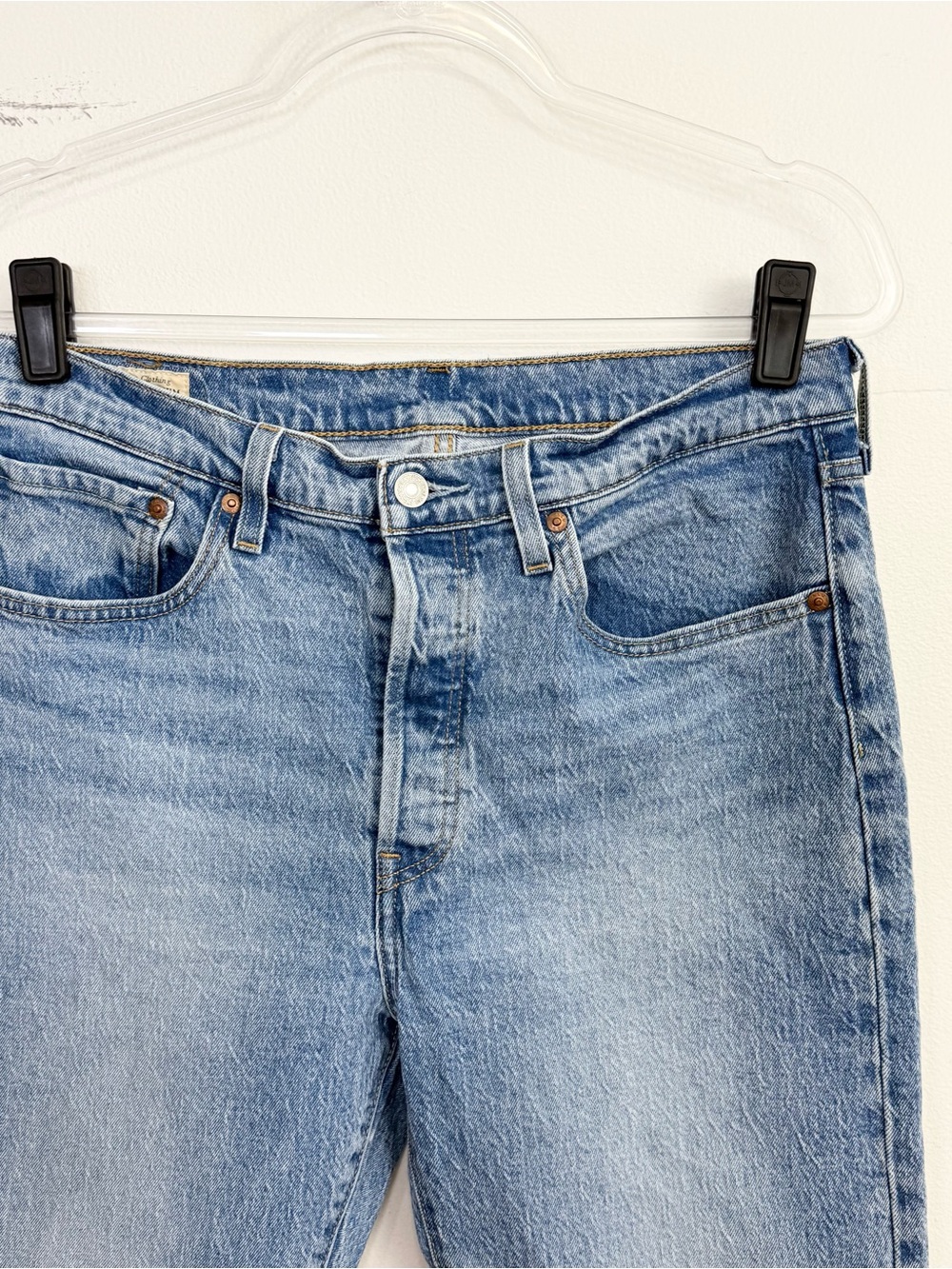 Levi’s 501 Original Straight Light Wash Jeans 31x30 - Picture 3 of 7
